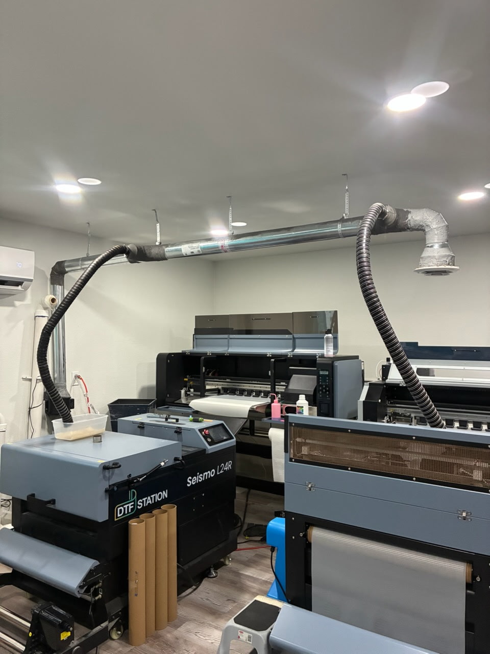 commercial HVAC Lago Vista TX ventilation installation for printing shop